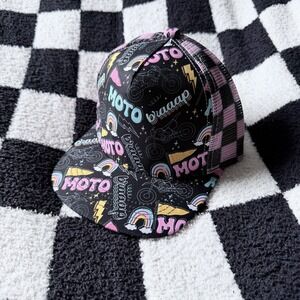 Strictly Wild Baby Trucker Hat 3-12M Snapback Toddler Cap Moto